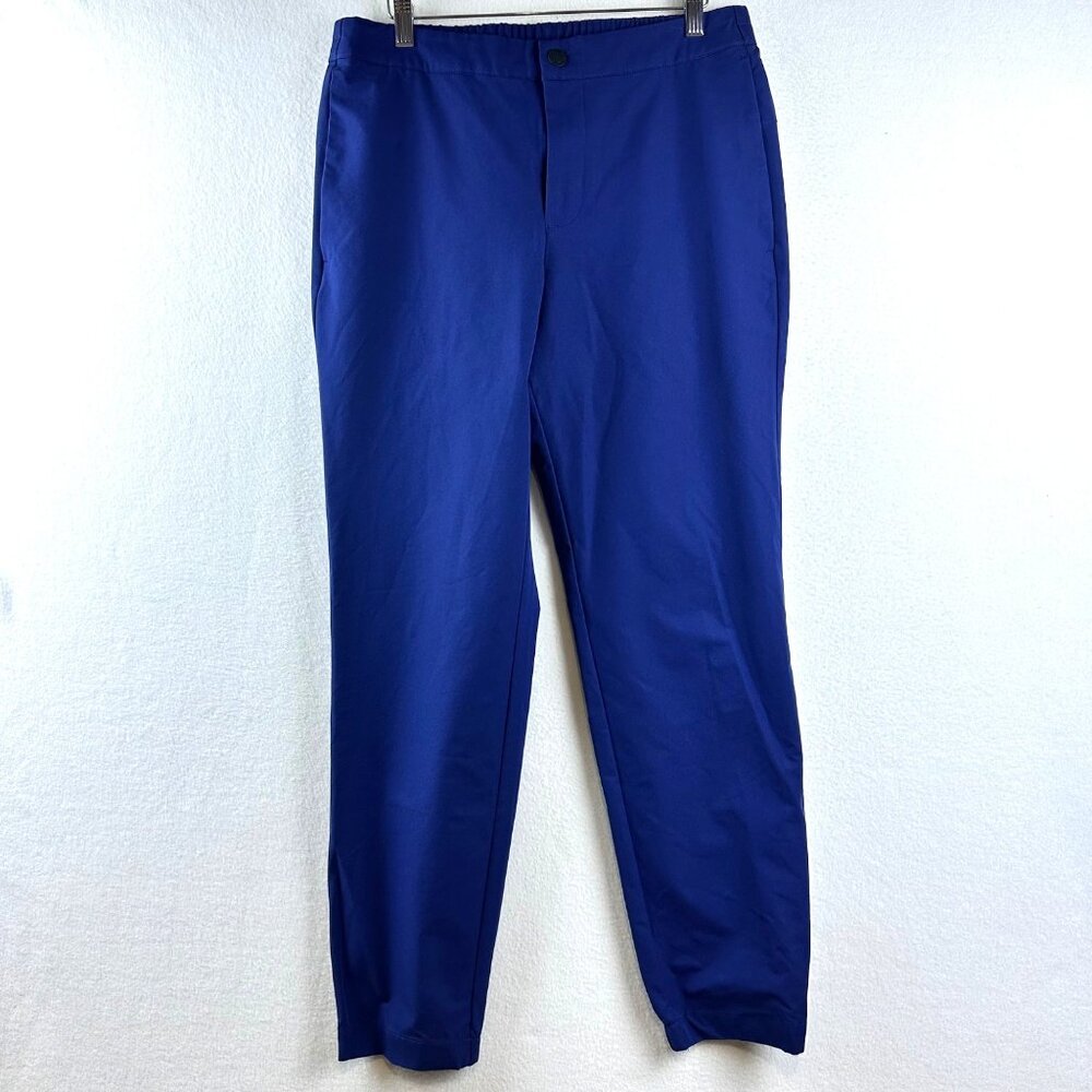 Banana Republic Navy Blue Mens 32 Trouser Travel Chino Joggers Casual Office